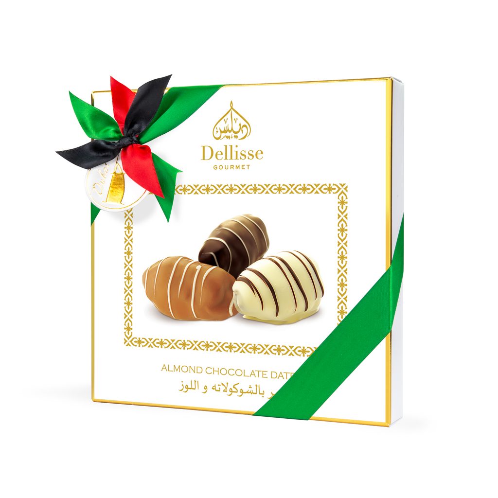 Almond Chocolate Dates 16 pcs Dellisse Gourmet